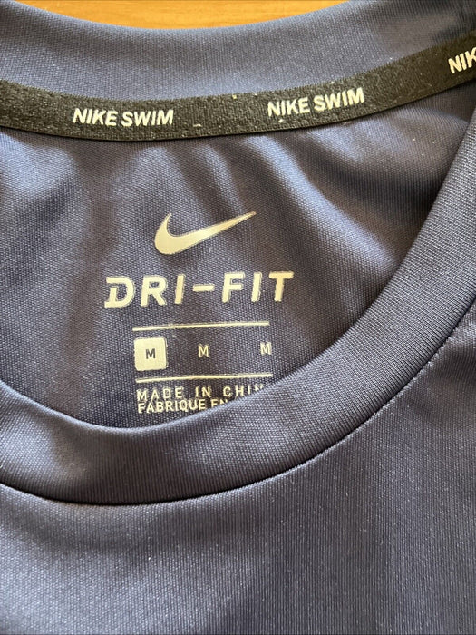 Lot of Nike Swim Shirt Mens Medium Dri-Fit Short Sleeve UPF40+ Athletic