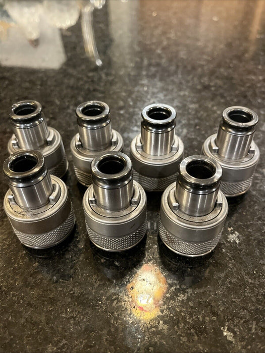 Lot of 7 Quick Change Tap Adapters 1/4” 3/8” 1/2” 5/16” Nr8 Nr8 Nr10