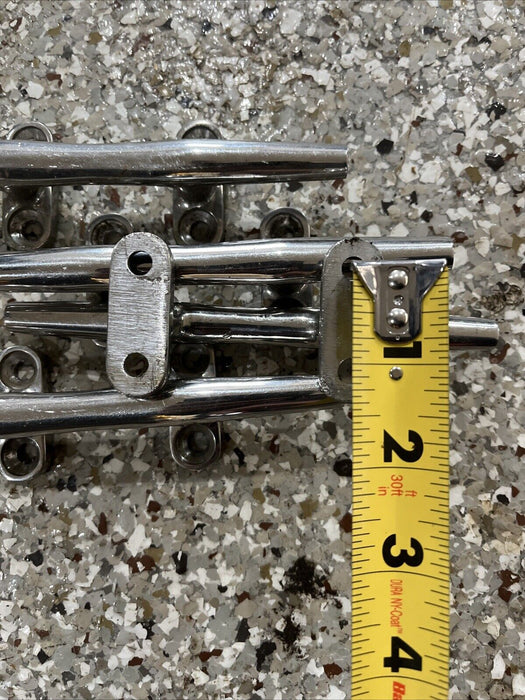 Boat Stainless Steel dock  Marine rope cleats Set of 4 6”