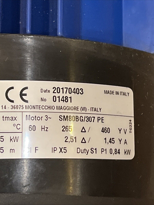 Lowara CIE706/3/D Centrifugal Pump Single Propeller Pump 2 Pole 220-230V380-400V