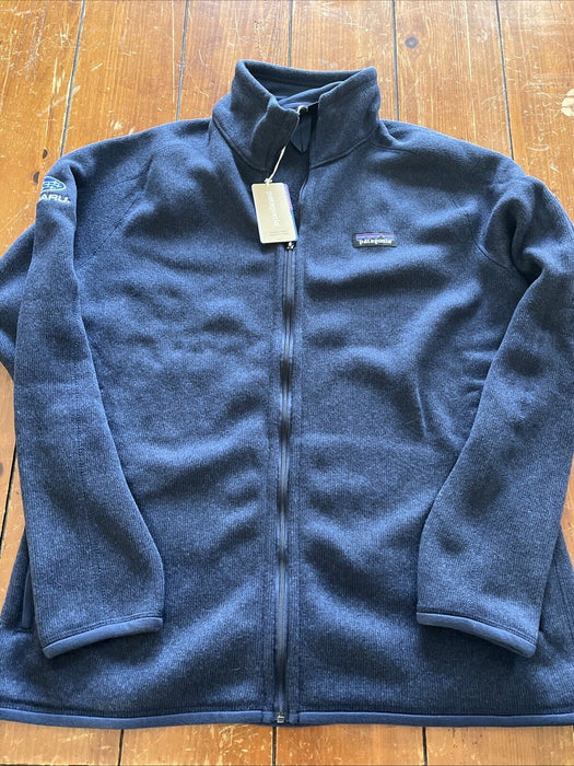 Women Patagonia Better Sweater Fleece Jacket  Full Zip Sz XL Slim Fit Subaru NWT