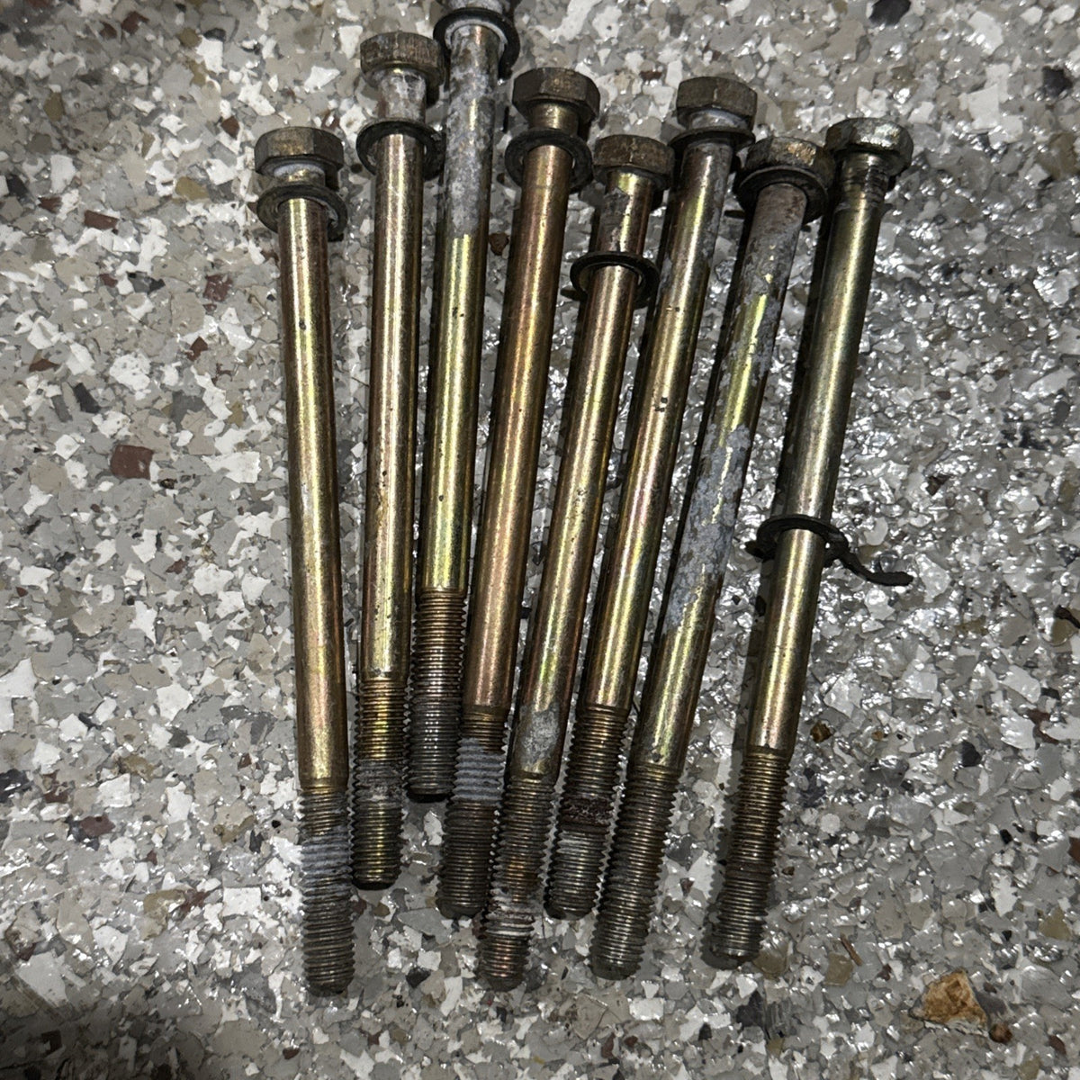Marine Exhaust Manifold Bolts For Volvo Penta 4 Cyl AQ131A AQ125B 230A ...
