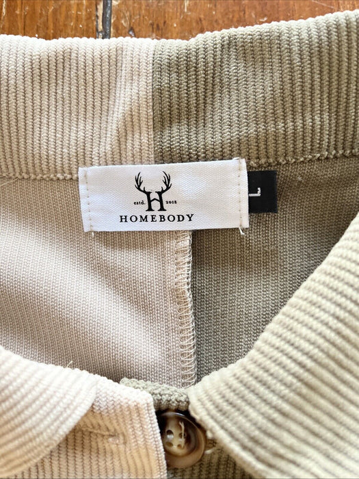 Womens Homebody Corduroy Jacket Shirt Size Large