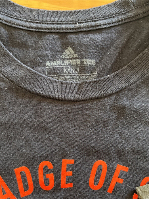 Lot of 2 T-Shirts Adidas Mens Medium Blue Grey Short Sleeve Athletic