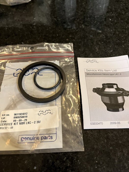 Alfa Laval 9611924012 EPDM LKC-2 38/ NW32-40 Service Kit New