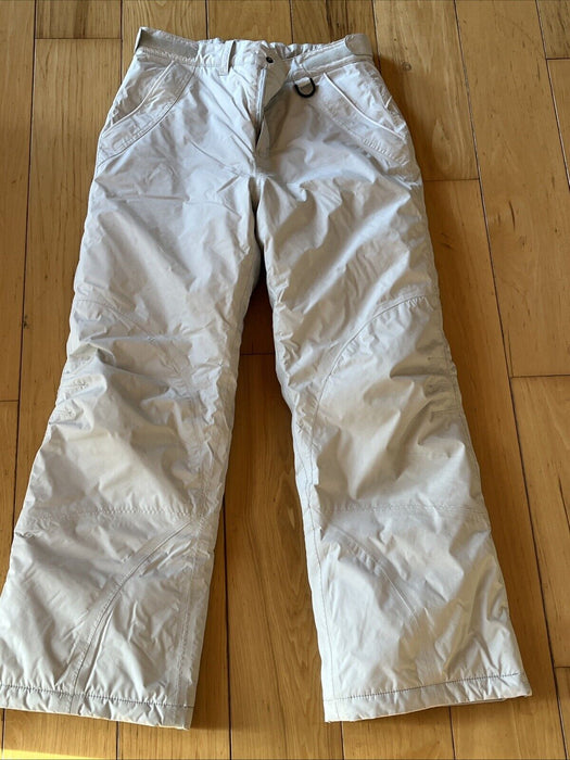 LL Bean Snow Pants Youth 12 Girls Zip Pockets Regular Fit Thinsulate