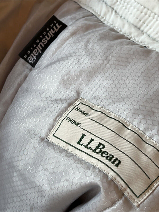 LL Bean Snow Pants Youth 12 Girls Zip Pockets Regular Fit Thinsulate