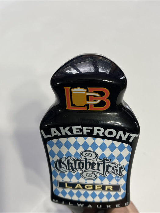 Lakefront Brewery Oktoberfest Beer Tap Handle Tapper 11” Lager Milwaukee Keg