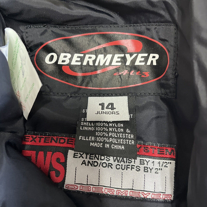 Obermeyer Youth Snow Pants Junior Size 14 Snowboarding Ski Exhibition Alt3 Camo