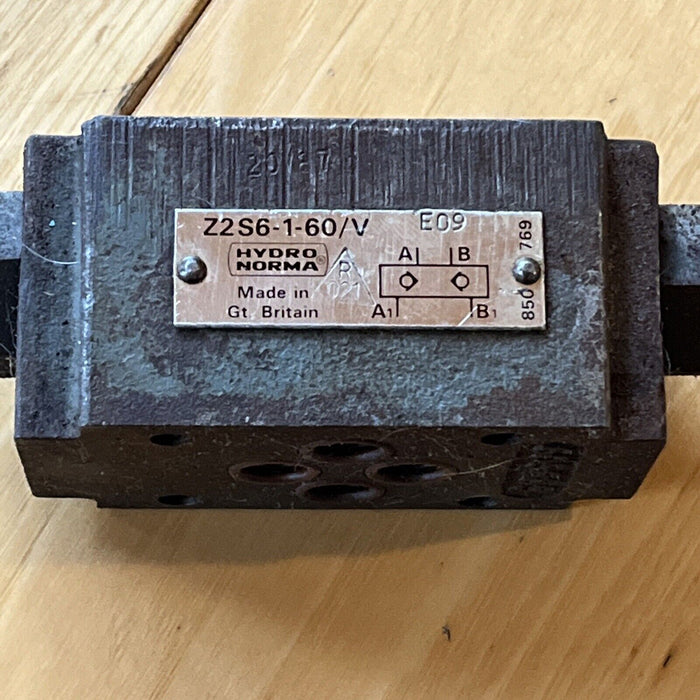 Z2S6-1-60/V Rexroth Valve Hydro Norma E09 605689