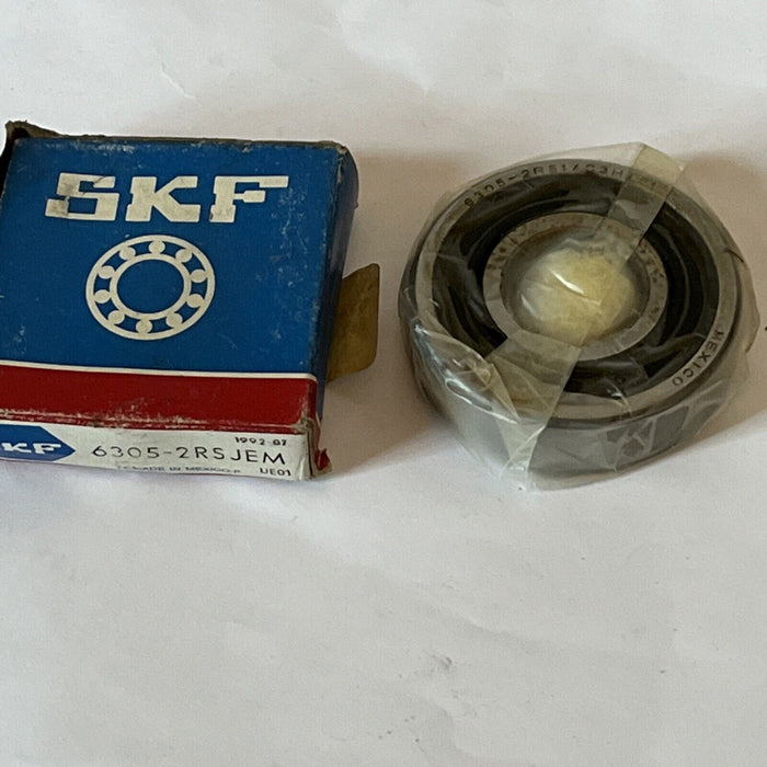 SKF 6305 2RSJEM, C3 Deep Groove Ball Bearing, 6305 2RS JEM, Double Sealed