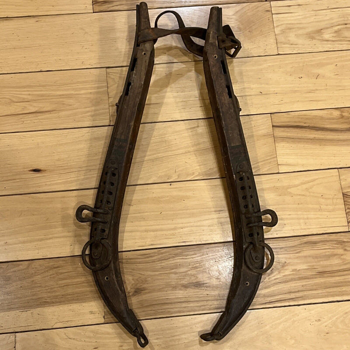 Vintage Wooden Iron Harness Hames Horse Collar Lone Star Brand 24”