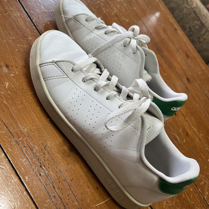 Adidas Shoes Mens 6.5 Stan Smith Sneakers White Green Leather Casual Low LHG