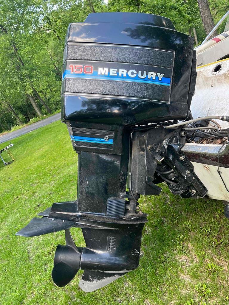 1982 Mercury Black Max 150hp Outboard Motor — Midwest Boat Recyclers
