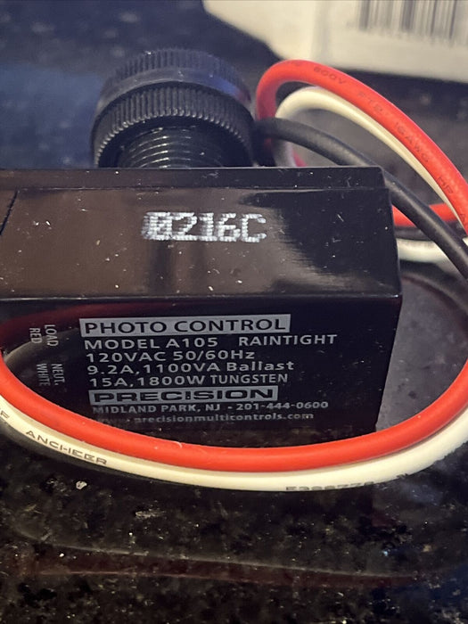 Precision Multiple Controls Inc Model A105 Photo Control 120V