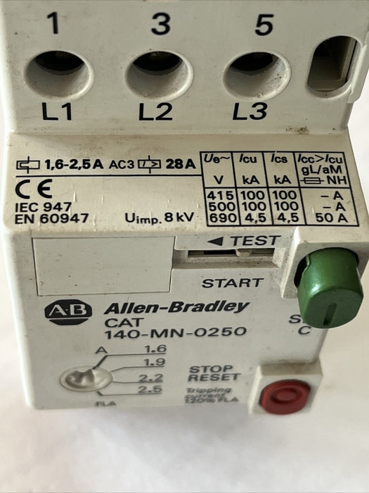 Allen-Bradley 140-MN-0250 Ser C Manual Starter