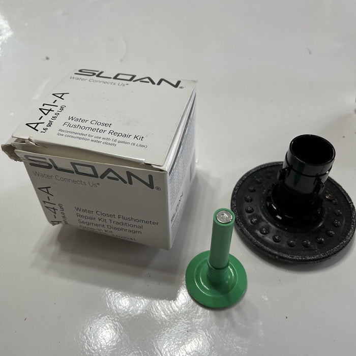 GENUINE SLOAN WATER CLOSET FLUSHOMETER REPAIR KIT, A-41-A FREE SHIP- 3301041 NIB