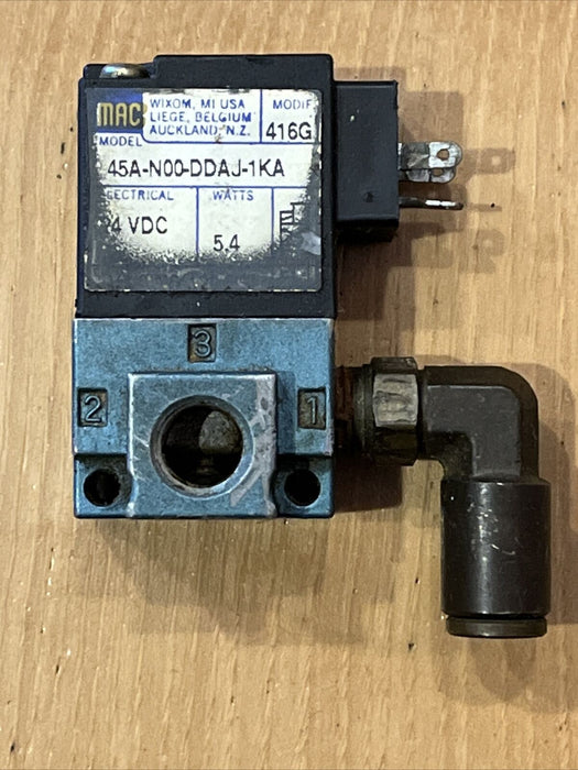 Mac Valve 45A-N00-DDAJ-1KA 24VDC 5.4 Watts