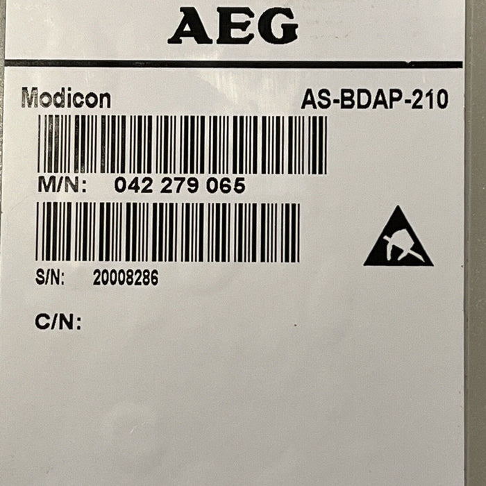 AEG Modicon AS-BDAP-210 Output Module PLC CPU 042 279 065