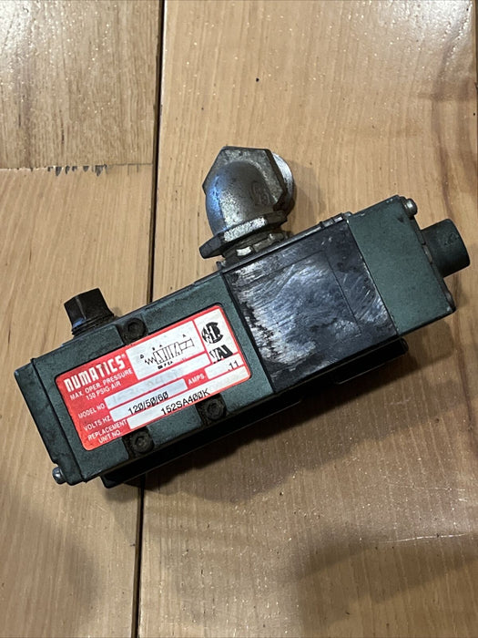 NUMATICS 152SA400K000030 SOLENOID VALVE 110-120 V 50-60HZ .11 AMPS 476