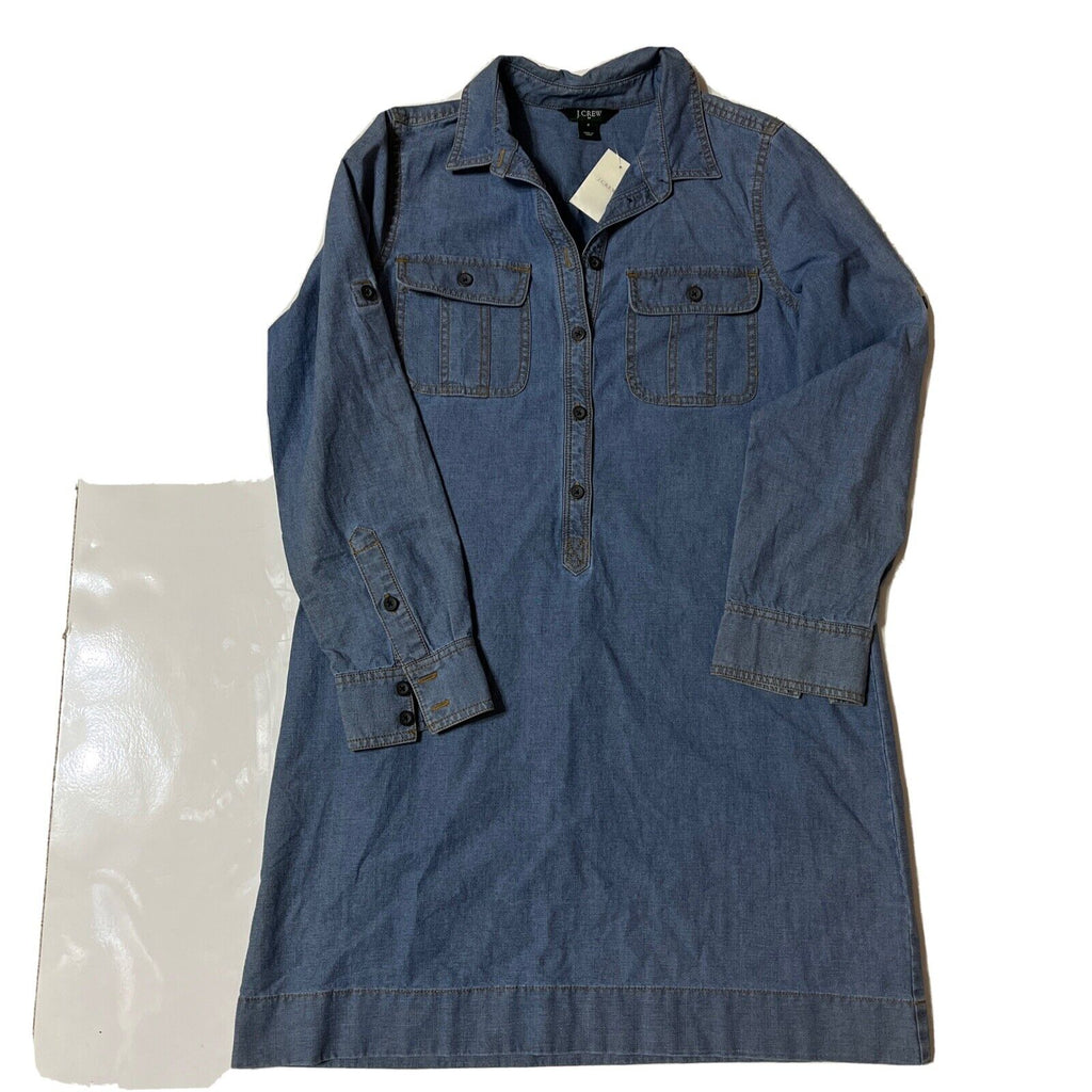 J. Crew Chambray Shirt Dress Womens Size Small S New With Tags — Midwest  Boat Recyclers
