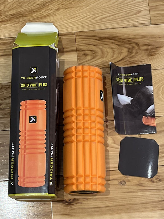 Trigger Point Grid Vibe Plus 4-Speed Vibrating Foam Roller - Orange