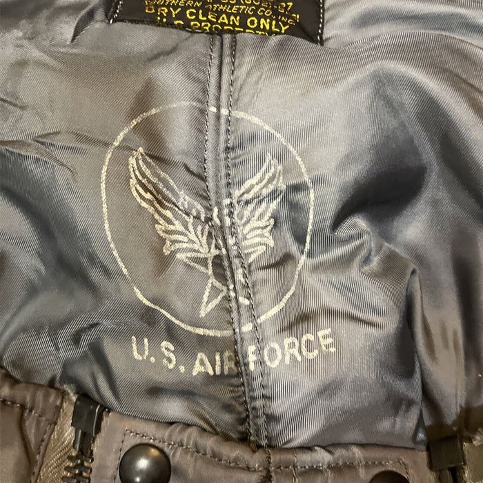 Vintage USAF Flying Mans Heavy Cold Weather Flight Jacket & Pants Trousers