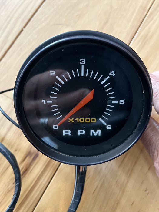 Mercury Mercruiser Quicksilver Tachometer RPM Gauge Tach 0-6000