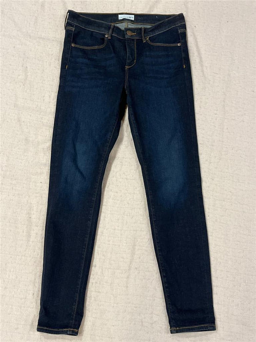 Womens LOFT Dark Blue Legging Jeans 28/6 Cotton/Elastin Stretch