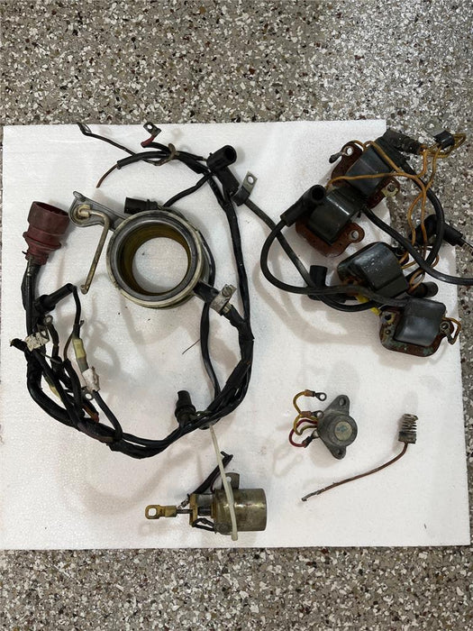 Johnson Evinrude Outboard 1986 V4 90HP Wiring Harness, timer coils rectifier Lot