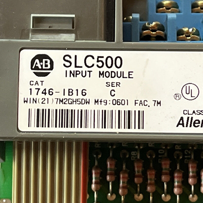 Allen Bradley 1746-IB16 Input Module Ser C 10-30VDC AB