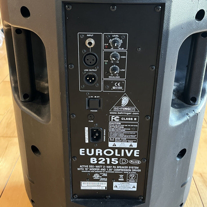 Behringer Eurolive B215D 550W 15 inch Powered Speaker