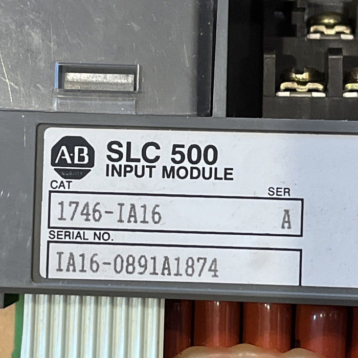 ALLEN BRADLEY 1746-IA16 SERIES A INPUT MODULE SLC 500