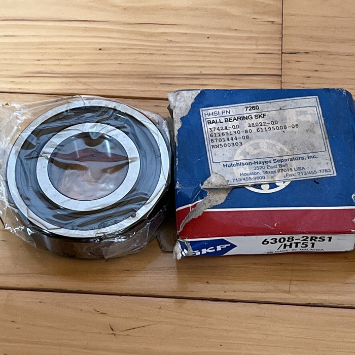 New SKF Bearing 6308-2RS1 -HT51 NOS New Last One