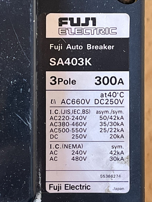 Fuji Auto Circuit Breaker SA403K