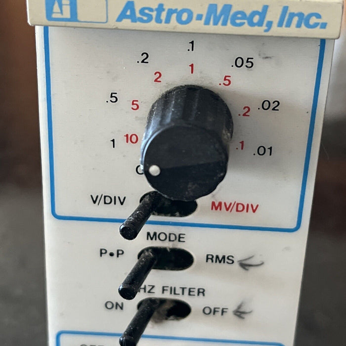 ASTRO MED INC. ASC 909 Med High Gain Amplifier Plug In Module