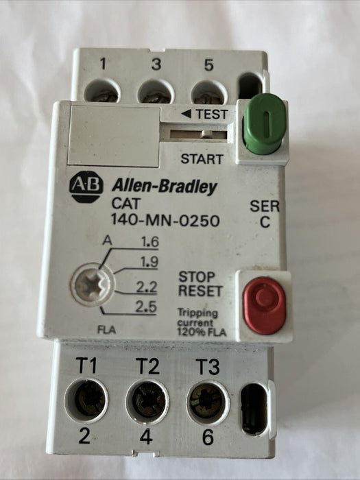 Allen-Bradley 140-MN-0250 Ser C Manual Starter