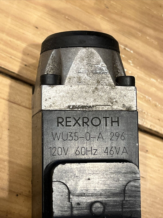 Lot Rexroth Hydronorma Solenoid Valve 4WE6G51 4WE6E51 AW120-60ND WU35-0-A 296