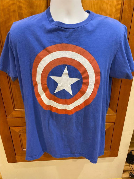 Mens Captain America Shield T-Shirt Size L Large