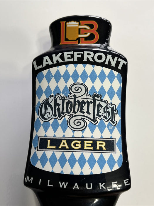 Lakefront Brewery Oktoberfest Beer Tap Handle Tapper 11” Lager Milwaukee Keg