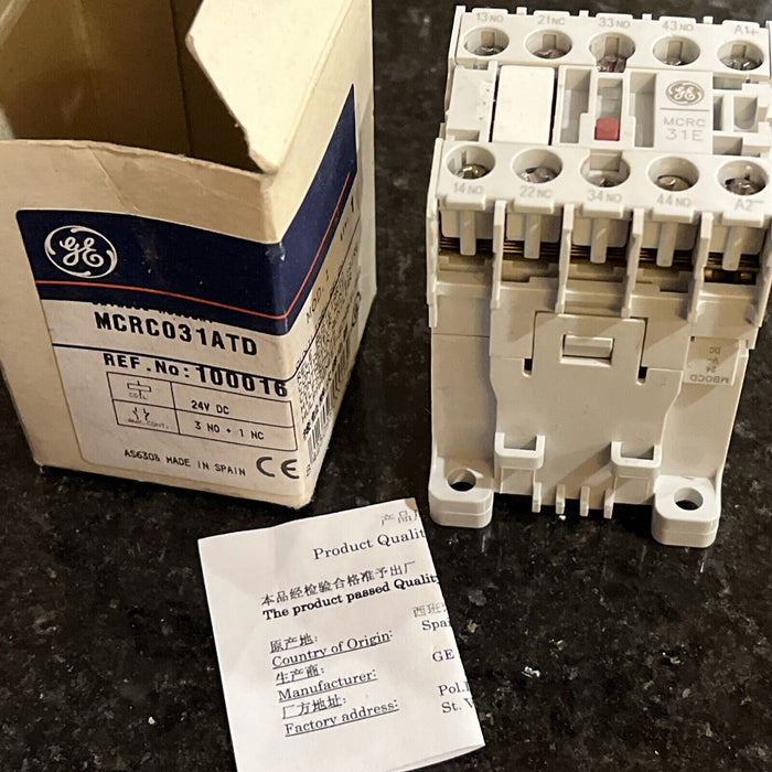 General Electric MCRC031ATD Auxiliary Contactor NEW Last One