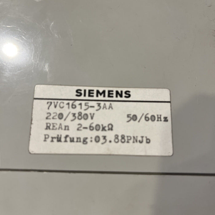 SIEMENS Isolationswachter 7VC1615-3AA Isolation Switch