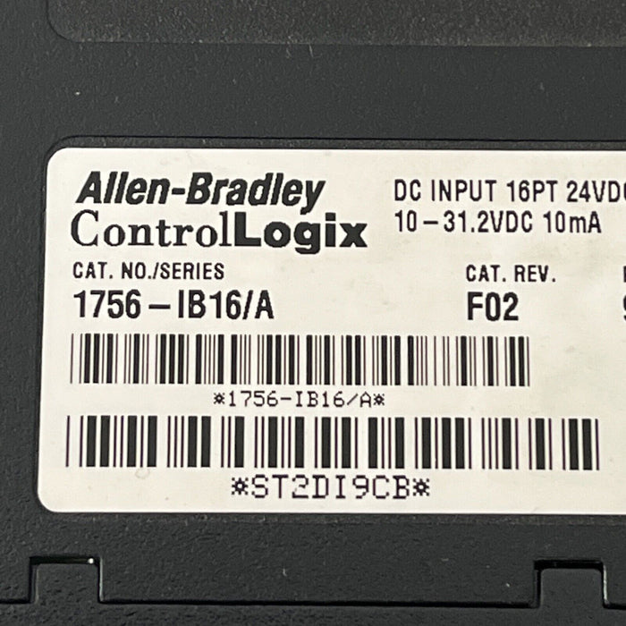 Allen-Bradley 1756-IB16/A DC Input Module 16PT 24VDC 96258875 Series A