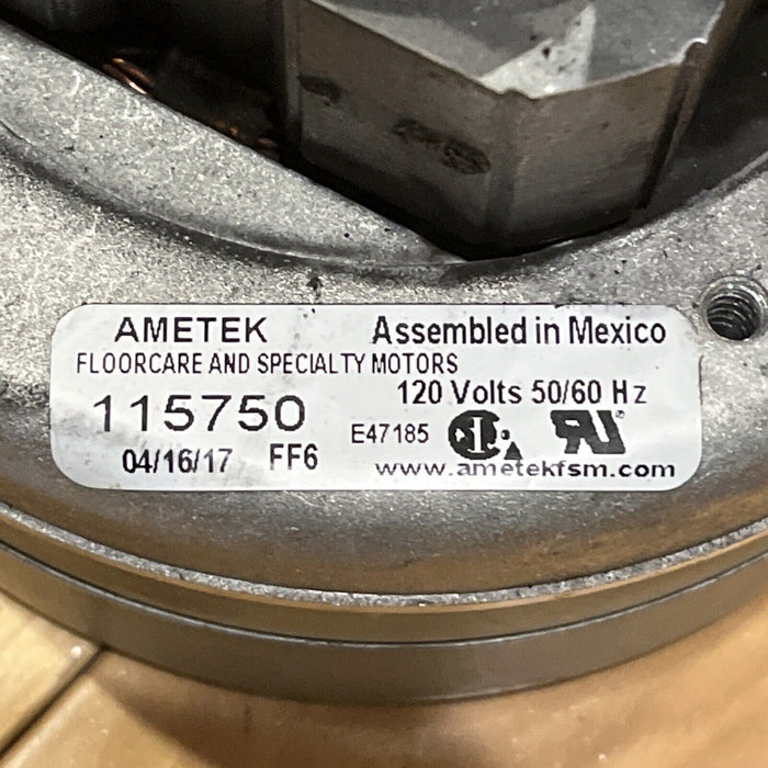 Lamb Ametek 115750 Vacuum Blower Motor 2-Stage 120V 5.7" Fan 98.7 CFM