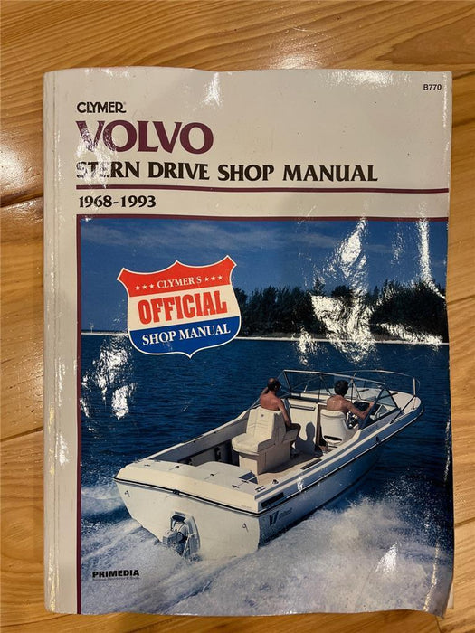 Clymer Volvo Penta Stern Drive 1968-1993 Repair Service Manual B770