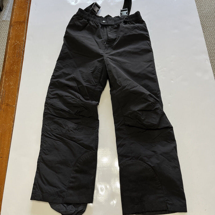 Obermeyer Youth Snow Pants Black Junior Size 14 Snowboarding Ski Suspenders