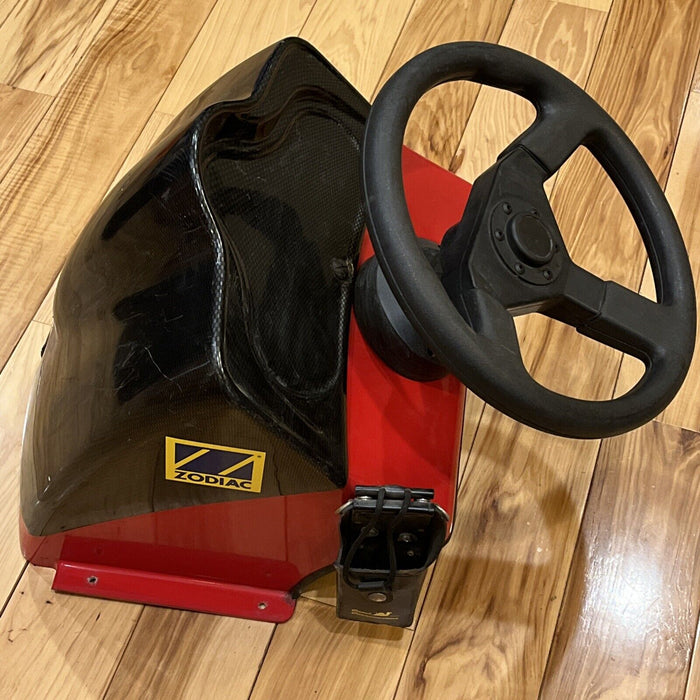 Zodiac Center Console Assembly w/ Steering Wheel & Helm