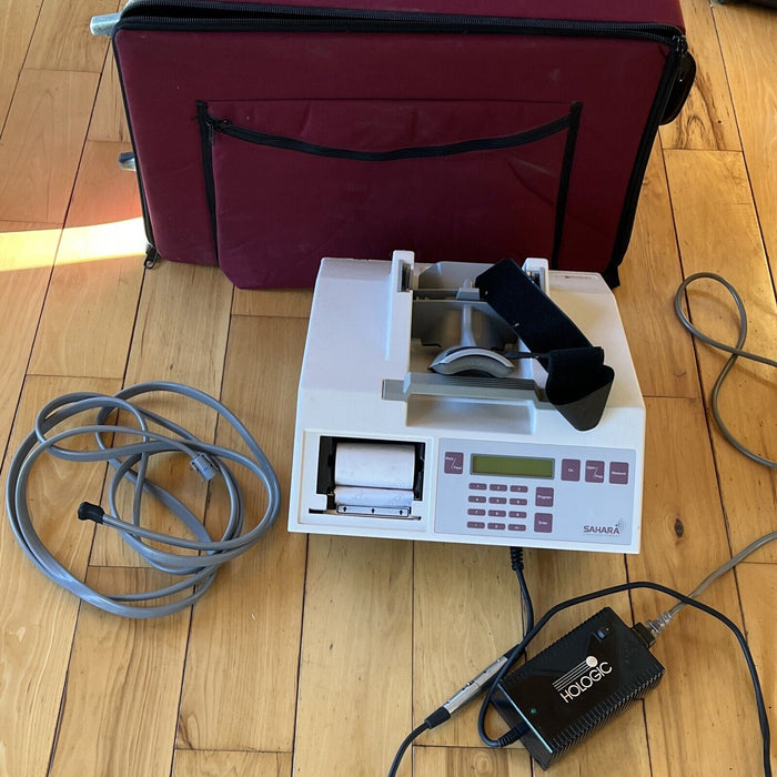 Hologic SAHARA Sonometer Clinical Bone Densitometer With Case