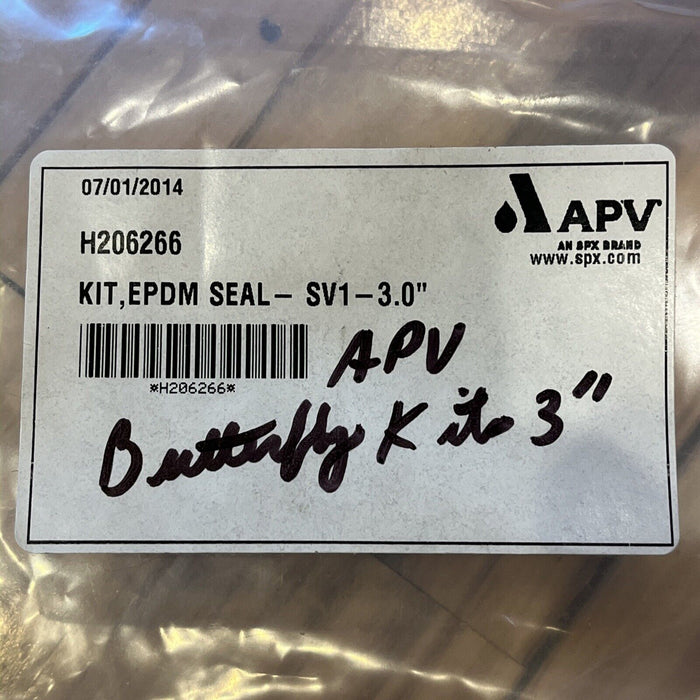 APV H206266 Seal Kit SV1-3" EPDM Butterfly