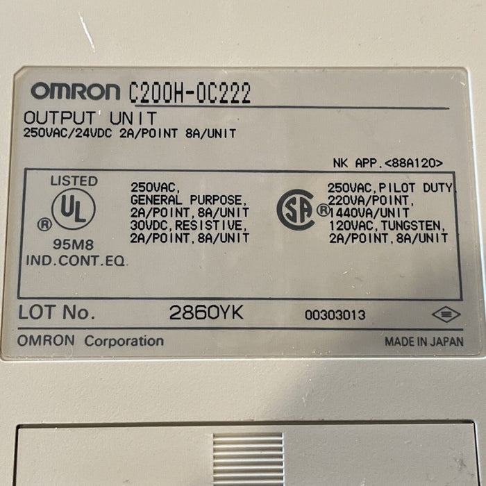 Omron OC222 Output Unit C200H-OC222